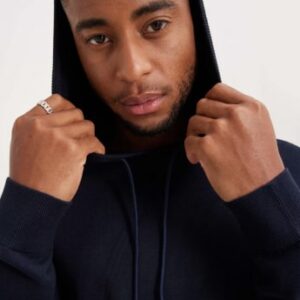 Men's Logo Patch Hoodie: Branded Style, Everyday Ease